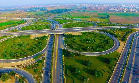 Digital rendering of economic zones along Rawalpindi Ring Road