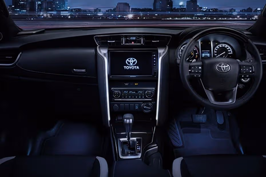 Interior of Toyota Fortuner Legender