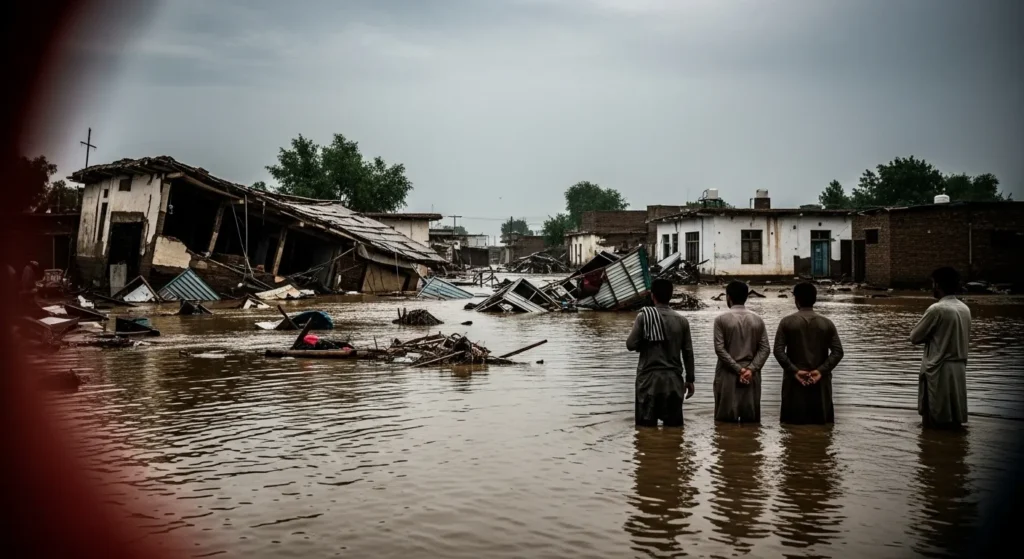 Flood damage in Khyber Pakhtunkhwa