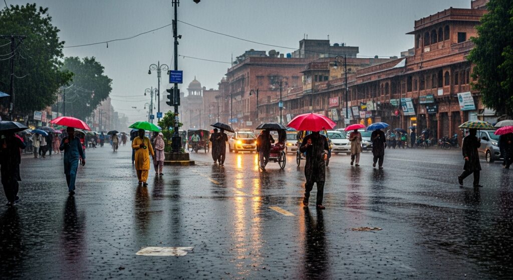 Heavy rain in Lahore Punjab August 2025