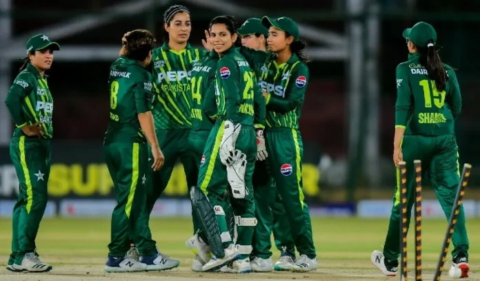 pak_women_team_2025 Pakistan women’s cricket team practicing for the 2025 ODI World Cup.
