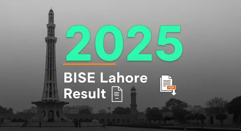 Thumbnail for BISE Lahore 12th Class Result 2025 Gazette PDF.