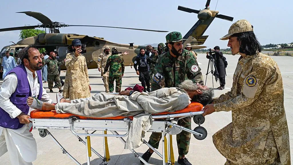 Rescue teams in Afghanistan earthquake zone