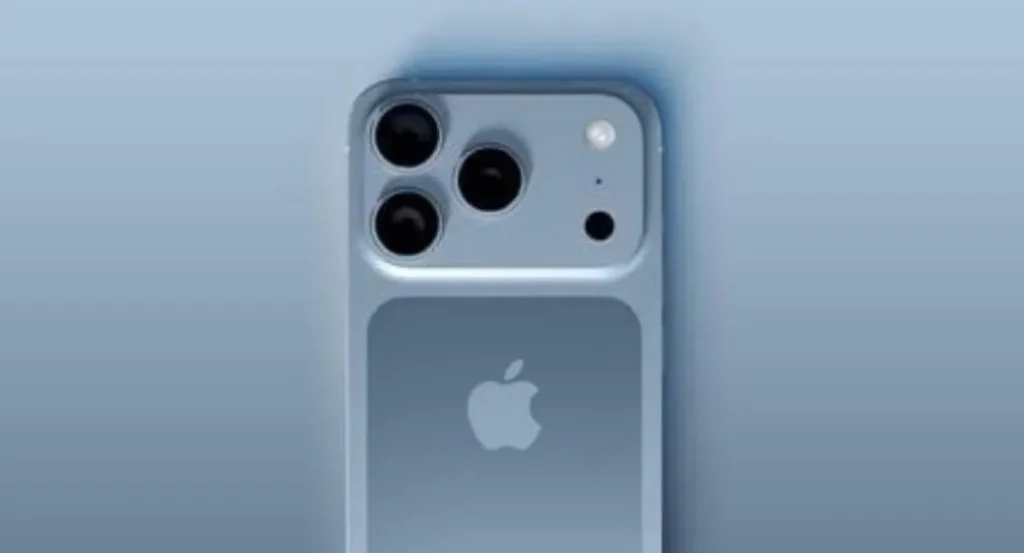Close-up of iPhone 17 Pro Max rear cameras