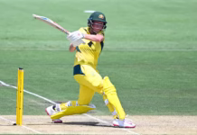 Who is Beth Mooney? The Australian Cricketer Behind the Viral Century Beth Mooney striking a boundary in the Australia vs India ODI.