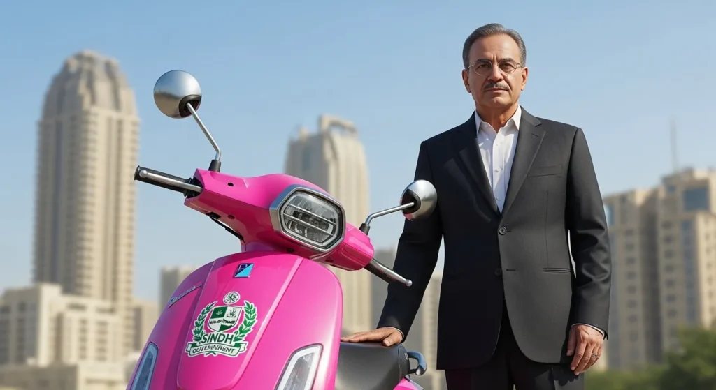 Sindh government launching pink scooters for women
