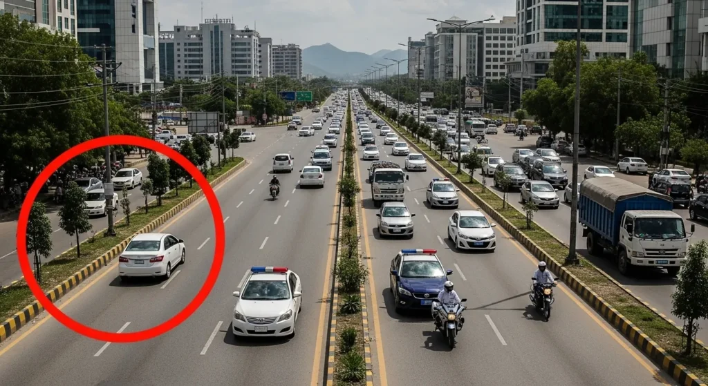 Islamabad traffic violation crackdown 2025