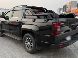 2026 Toyota Hilux Travo spotted on Pakistan motorway