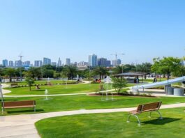 Peshawar parks upgrade project with families enjoying modern facilities