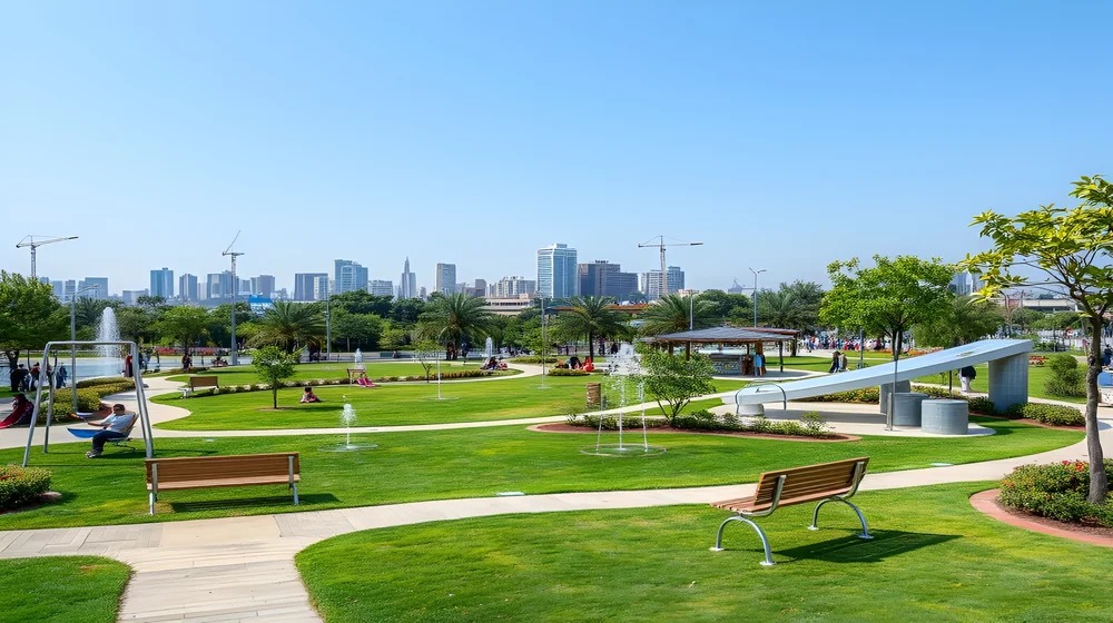 peshawar-parks-upgrade-thumbnail. Peshawar parks upgrade project with families enjoying modern facilities